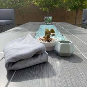 Burt’s Bees Baby Gray Hooded Towel